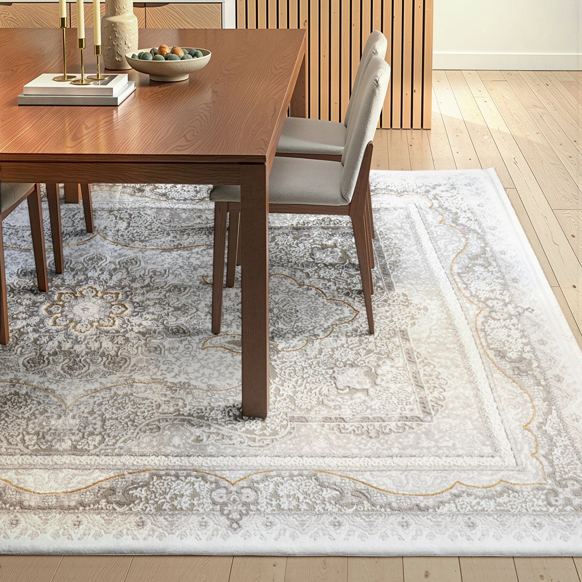 Classic Heart Medallion Rug