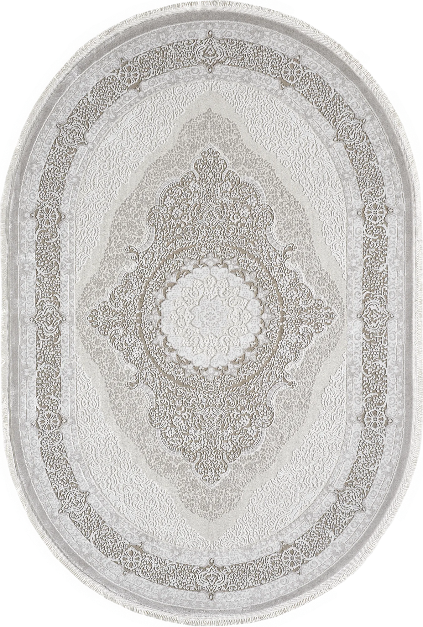 Ivory Classic Medallion Rug