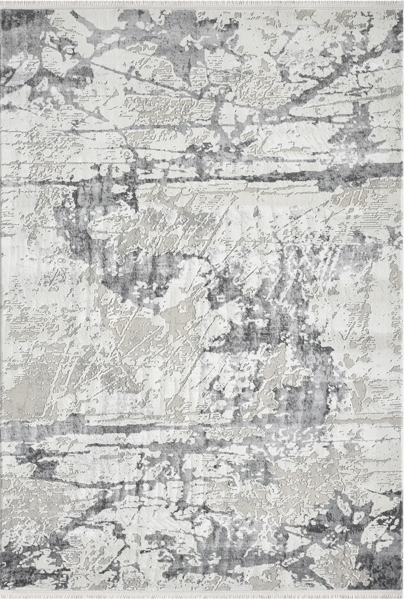 Limestone Vein Contemporary Rug | Gray