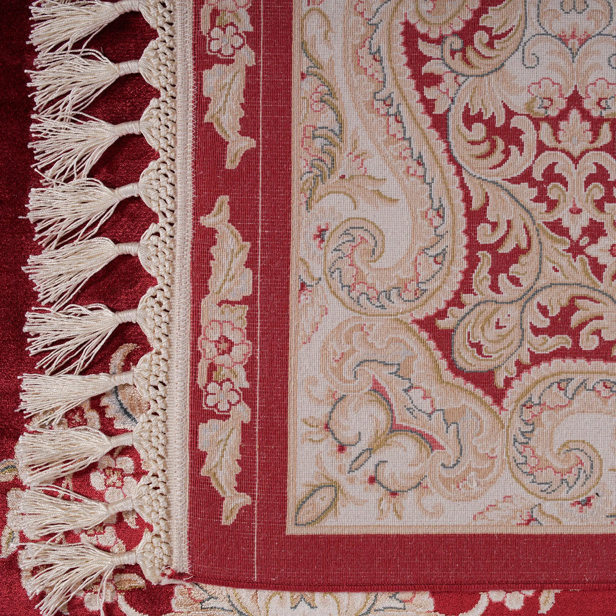 A Touch of Heritage Historical Motifs Handwoven Silk Rug - Bella Rugs