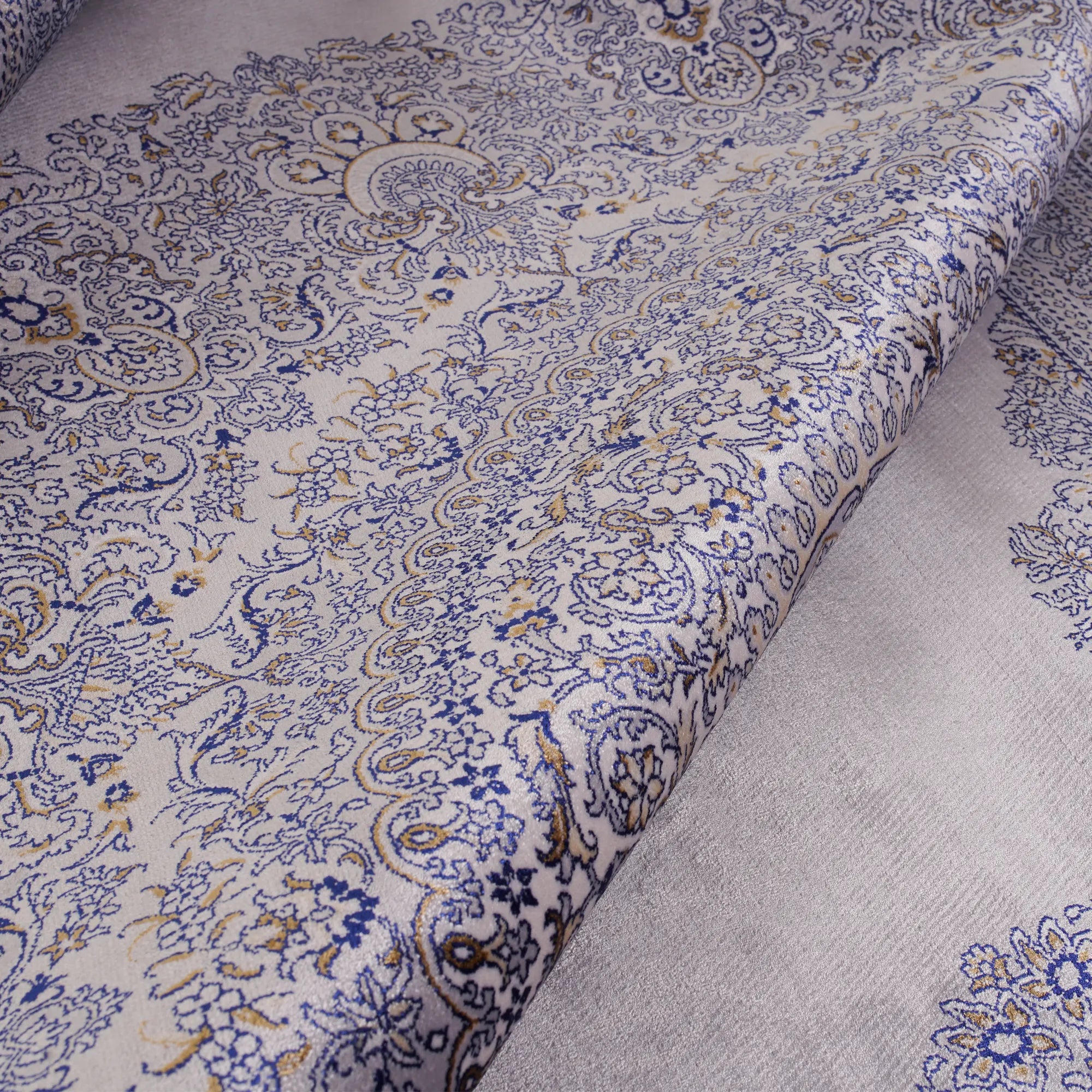 Impeccable Details 100% Handmade Pure Silk Rug - Bella Rugs