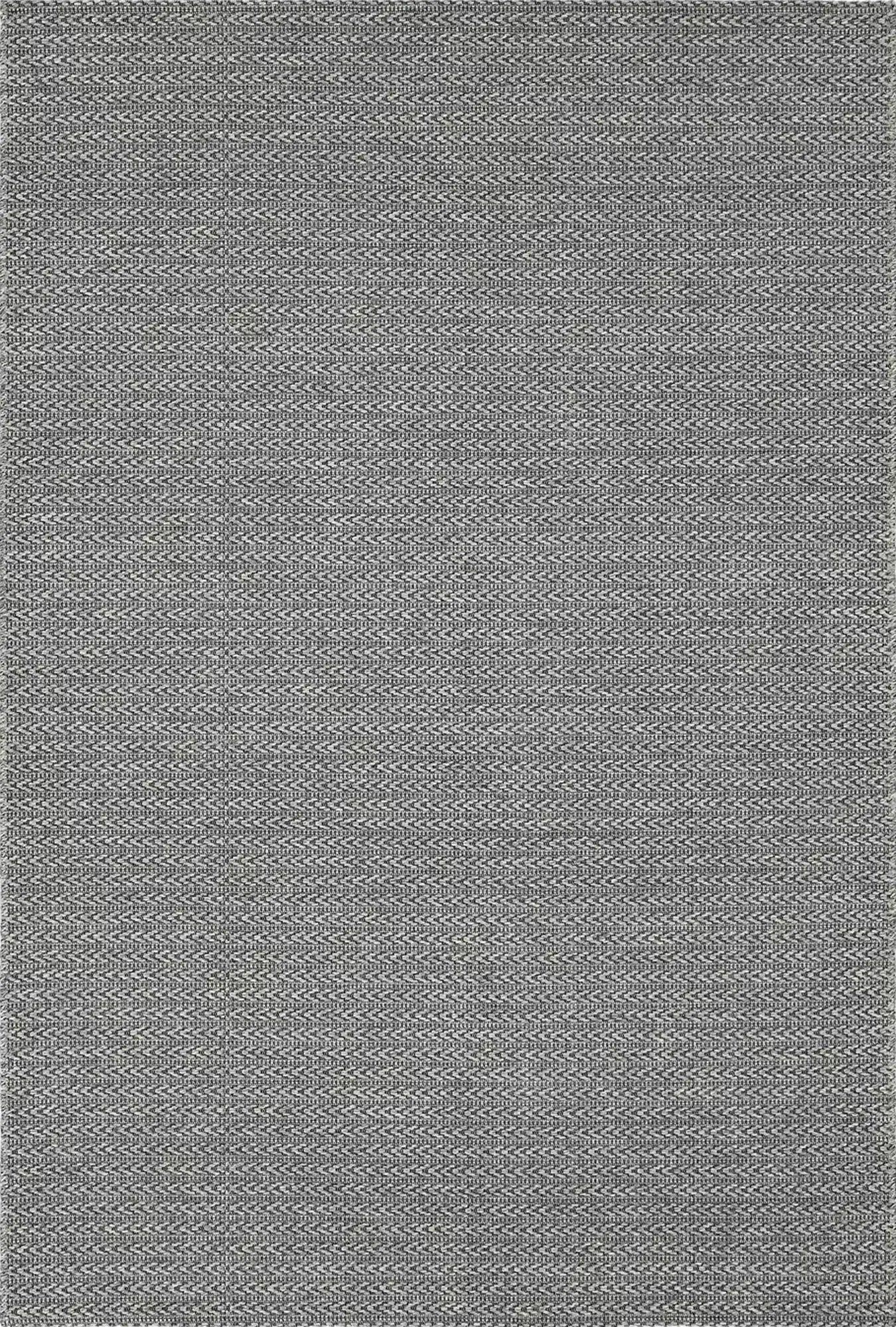 Knitted Pattern Zigzag Sisal Rug Gray - Bella Rugs