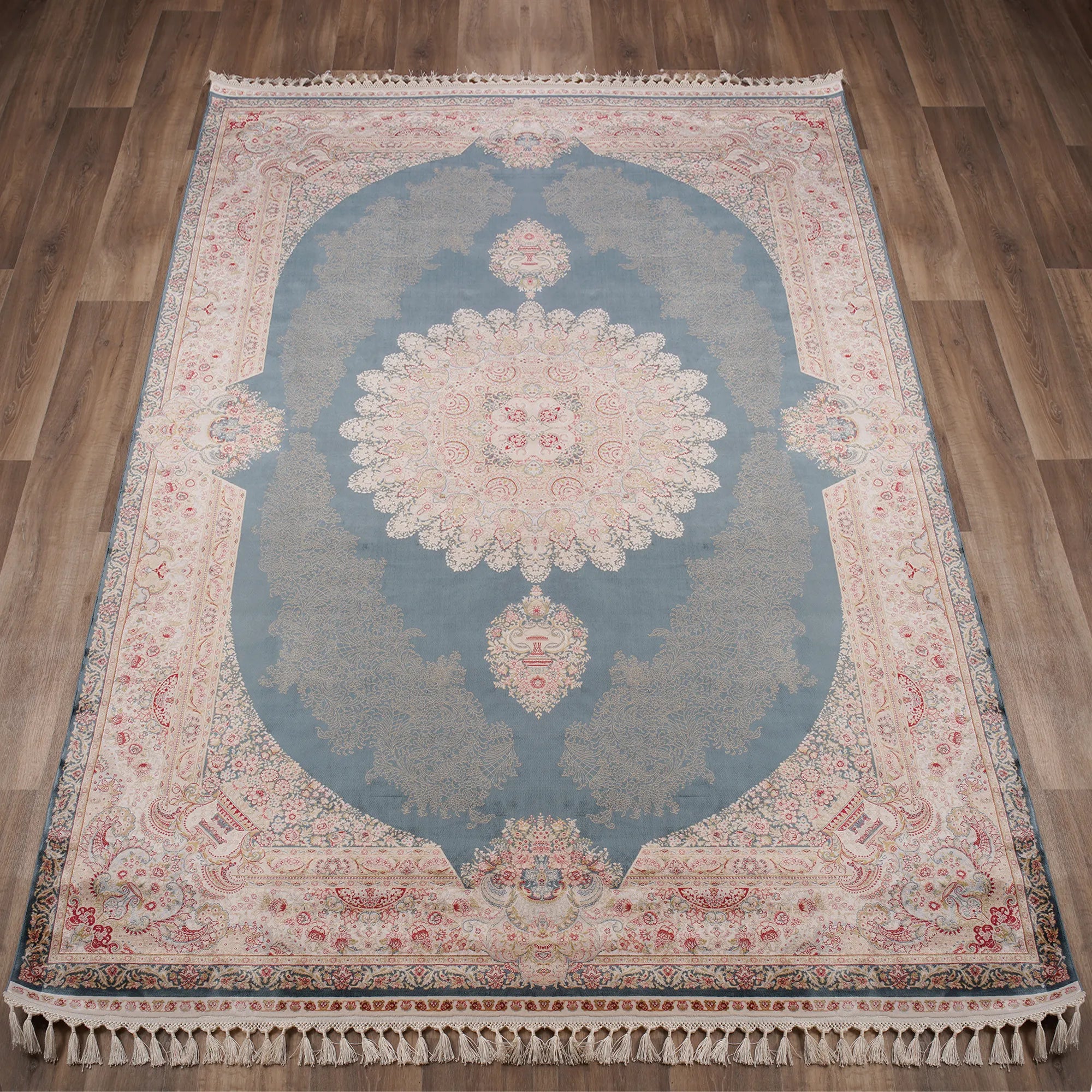 One of a Kind Exclusive Handwoven Premium Silk Rug - Bella Rugs