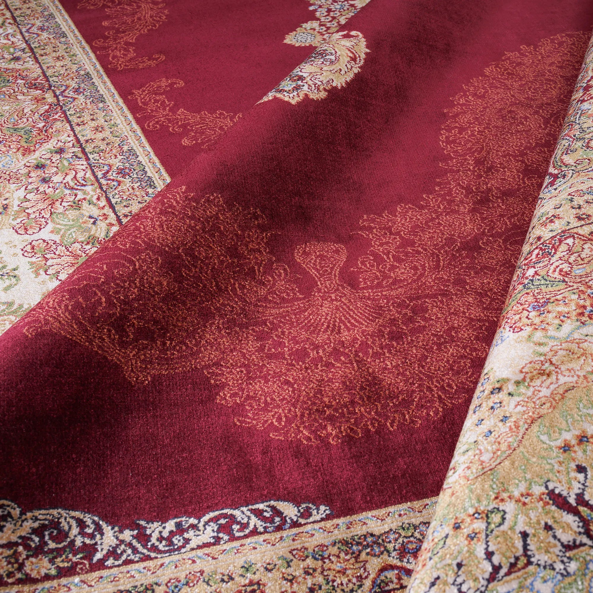 Royal Elegance Handmade Pure Silk Rug - Bella Rugs