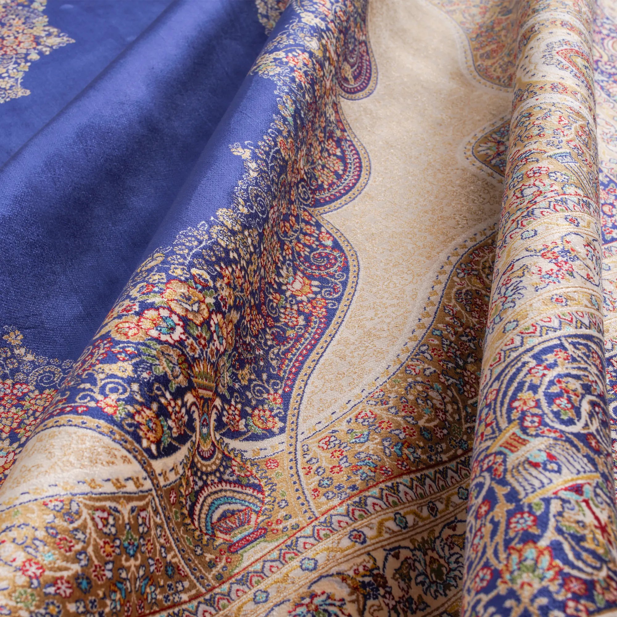 The Finest Handwoven Design Palatial Silk Rug - Bella Rugs