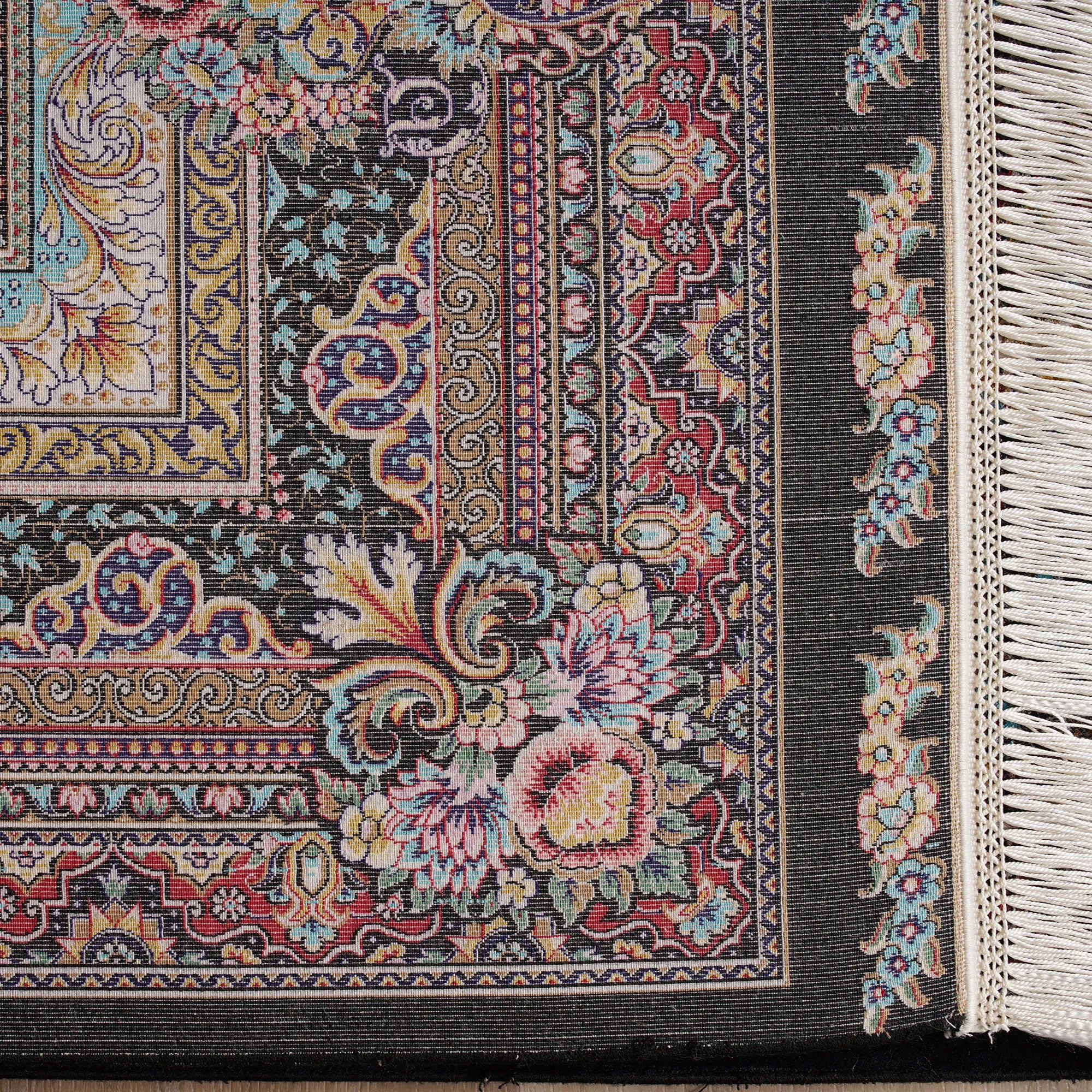 Vintage-Inspired Artistic Handmade Silk Rug - Bella Rugs