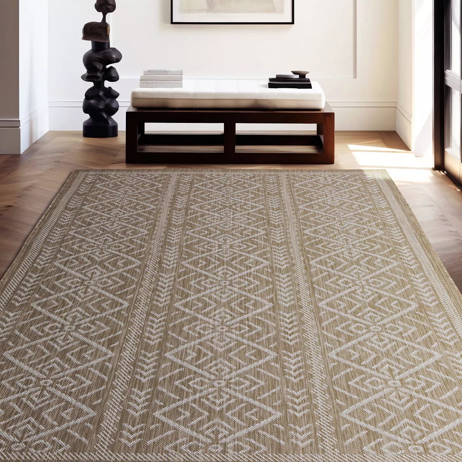 West Natural Sisal Rug Beige - Bella Rugs