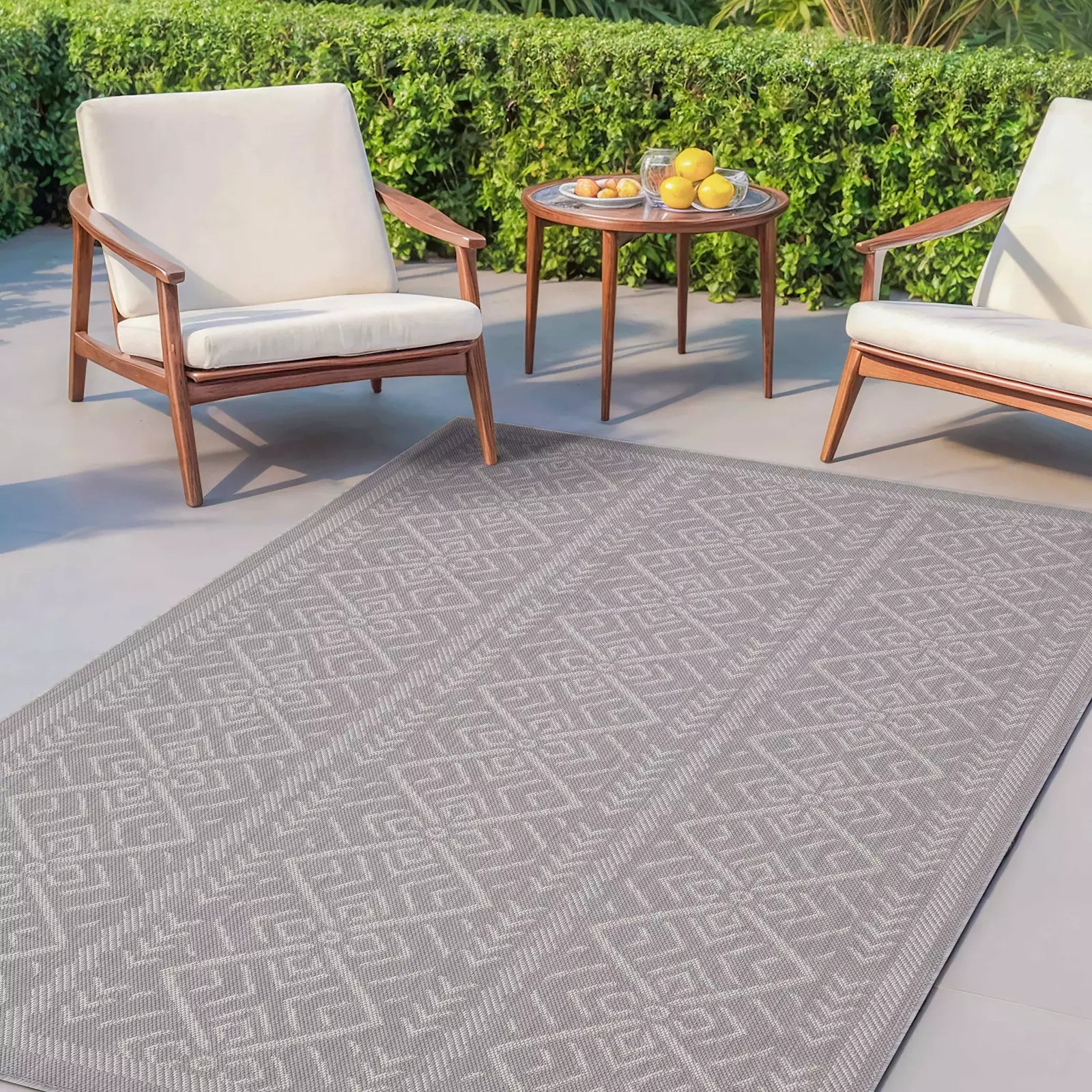 West Natural Sisal Rug Gray - Bella Rugs