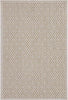 Triangle Pattern Sisal Rug Beige 