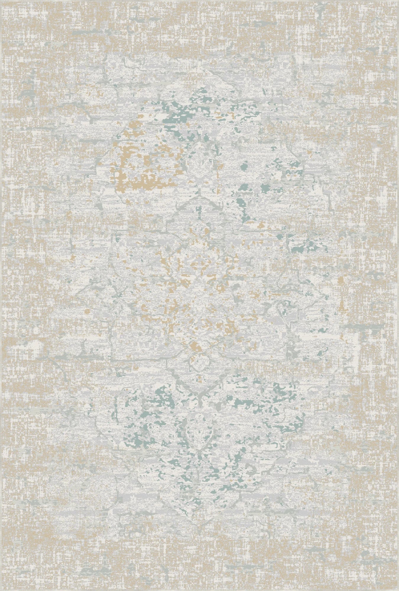 Luminous Teal Sand Rug