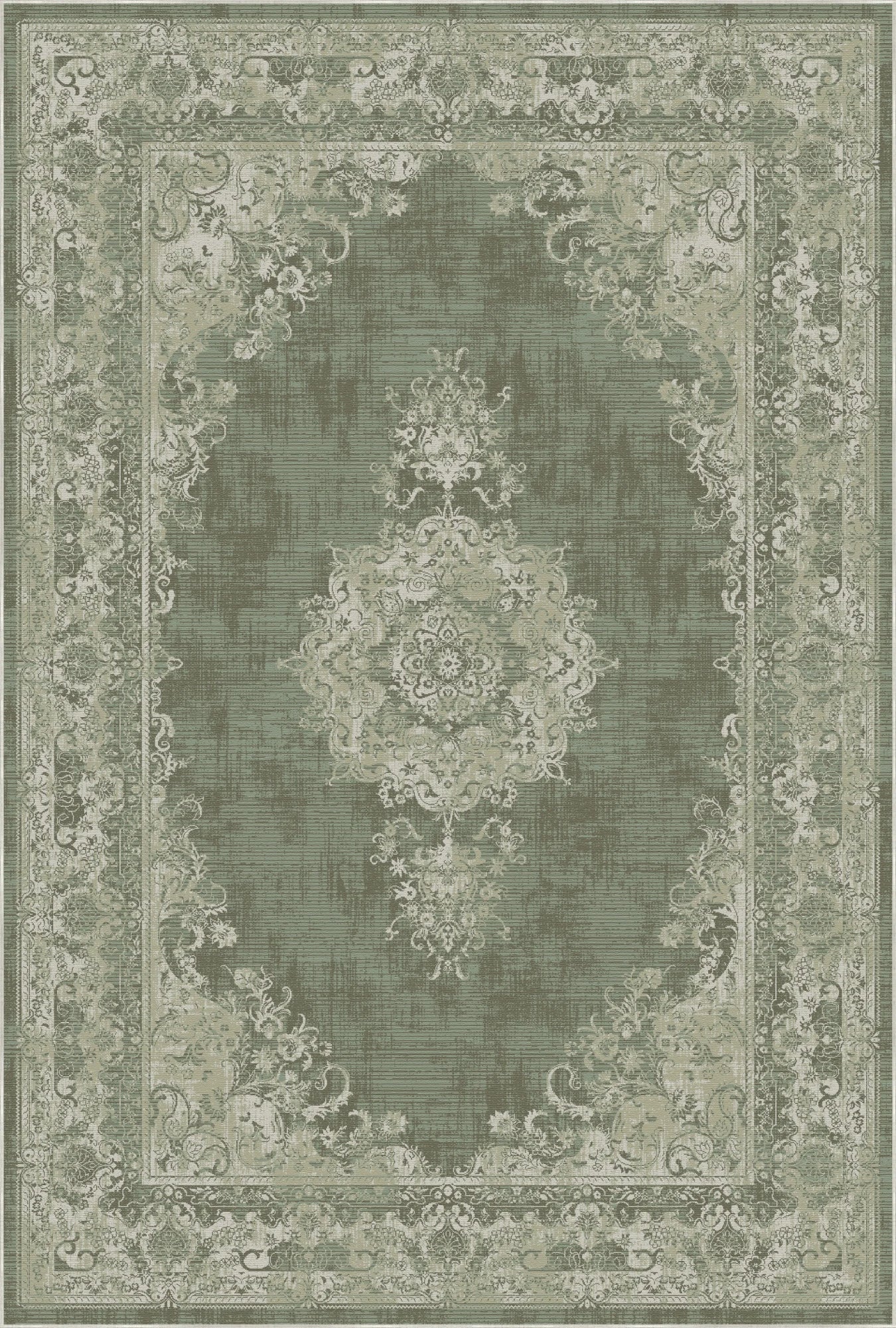 Vintage Sage Green Rug