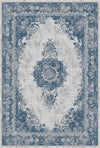 Vintage Sage Blue Rug Blue