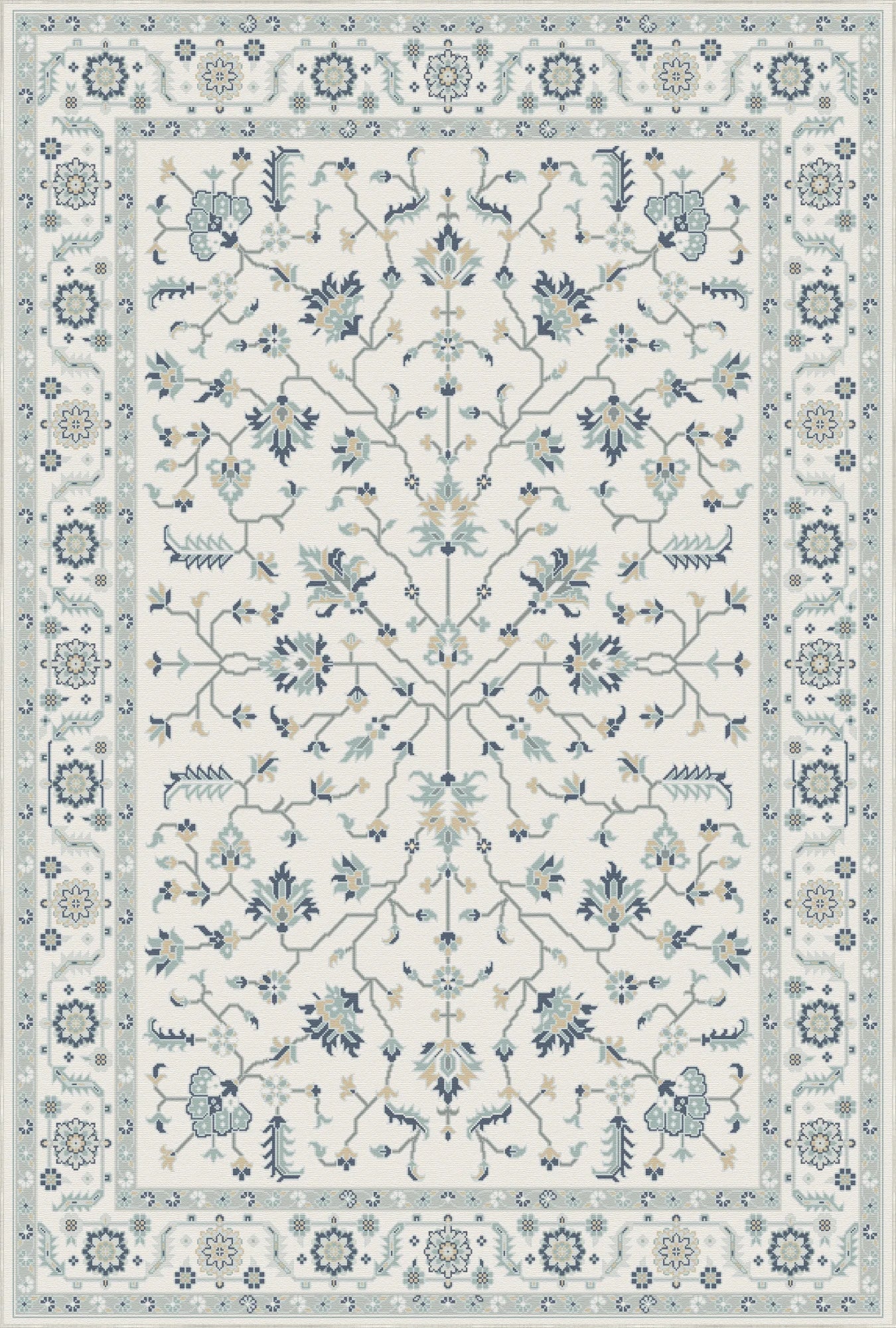 Alabaster Spruce Arbor Rug