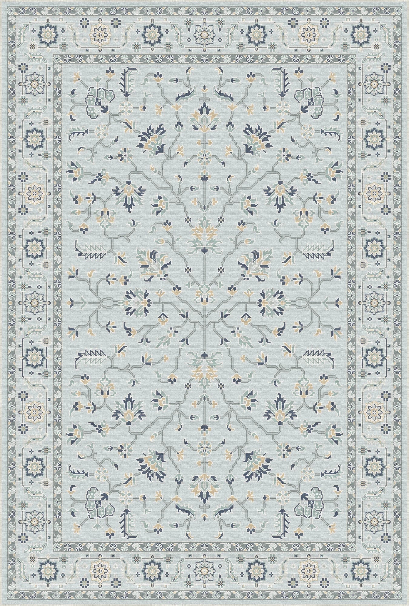 Azure Spruce Arbor Rug