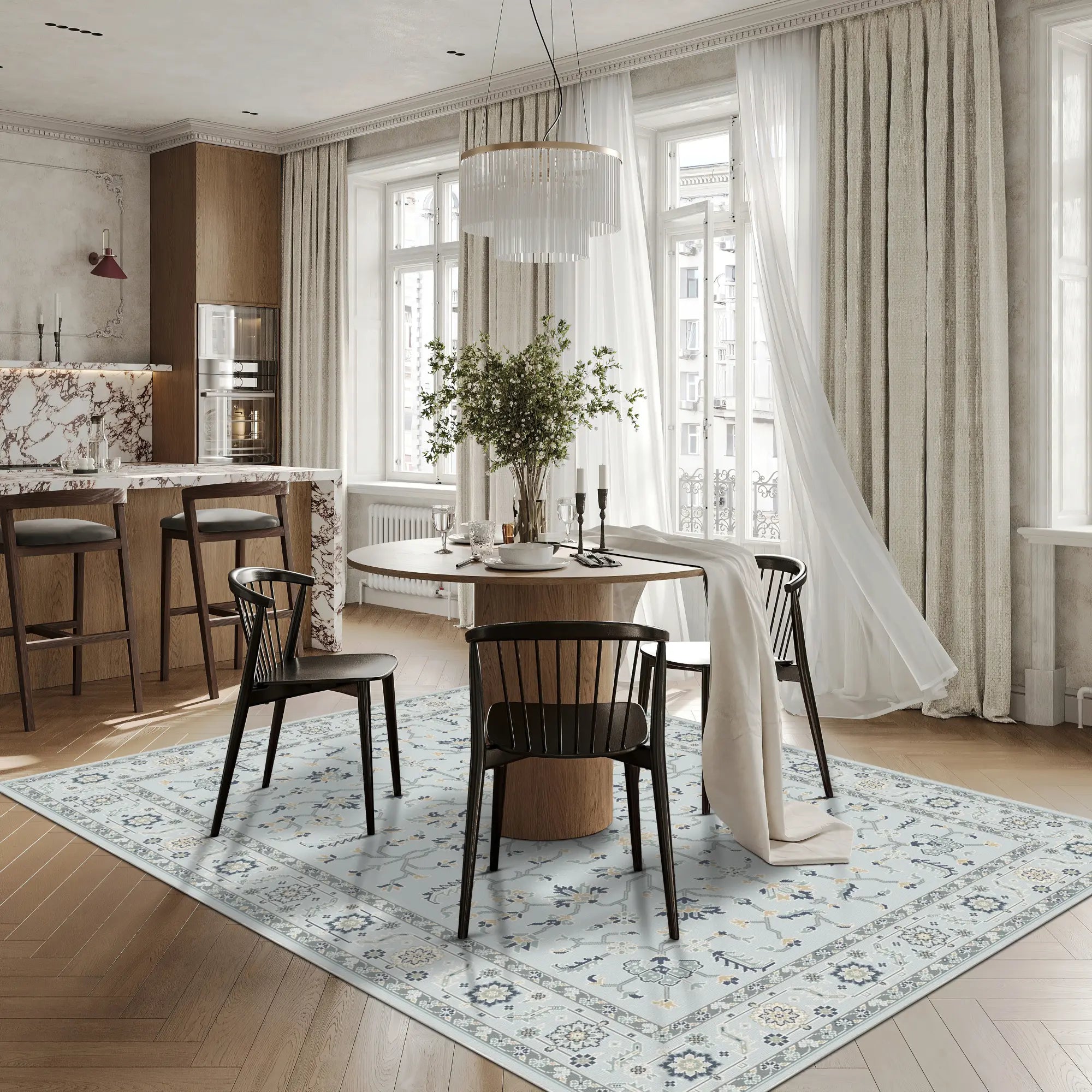 Tappeto Arbor Abete Azzurro