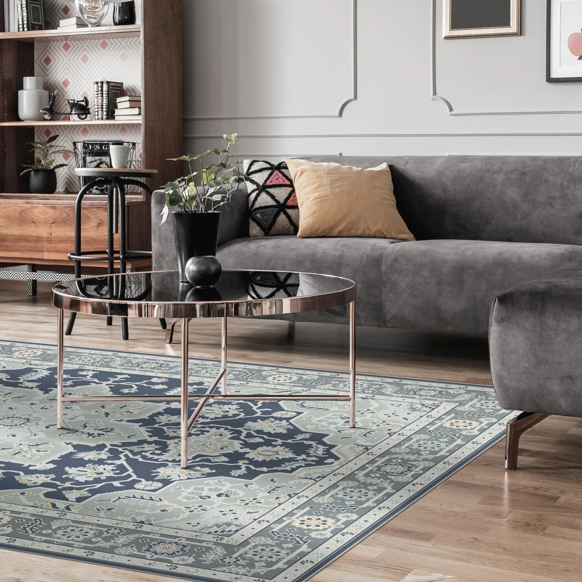 Tappeto Navy Alabastro Lyra