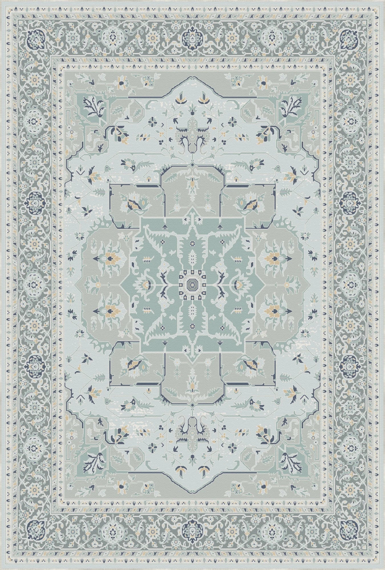 Aura Sage Azure Rug