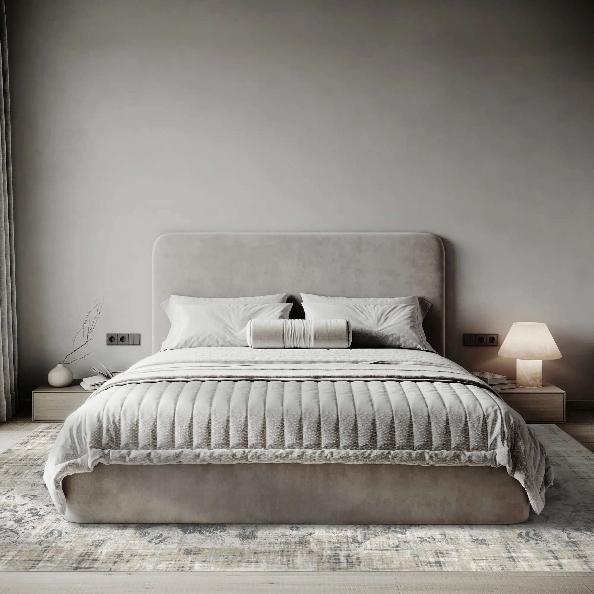 Tappeto Patina Grigio Carbone