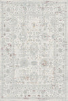 Legacy Distressed Floral Alabaster Rug White