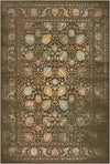 Sapphire Earth Botanical Bloom Rug Brown