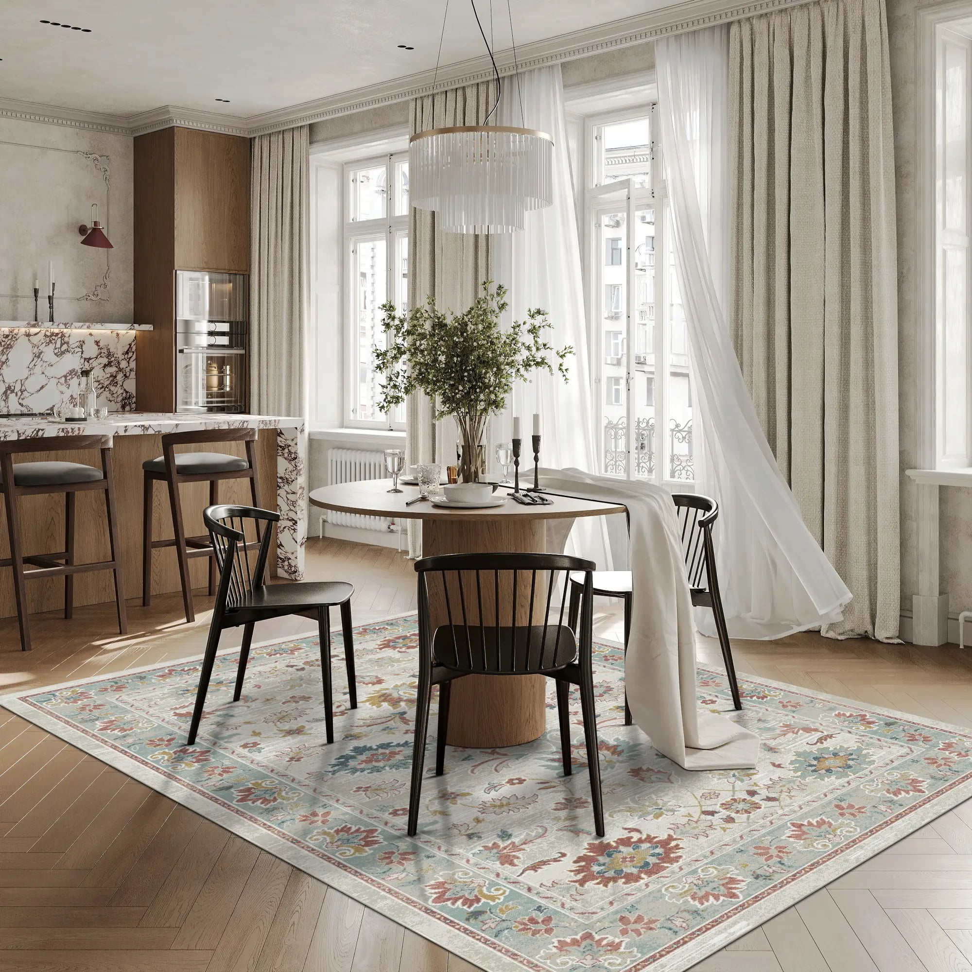 Tappeto Ethereal Blossom Avorio