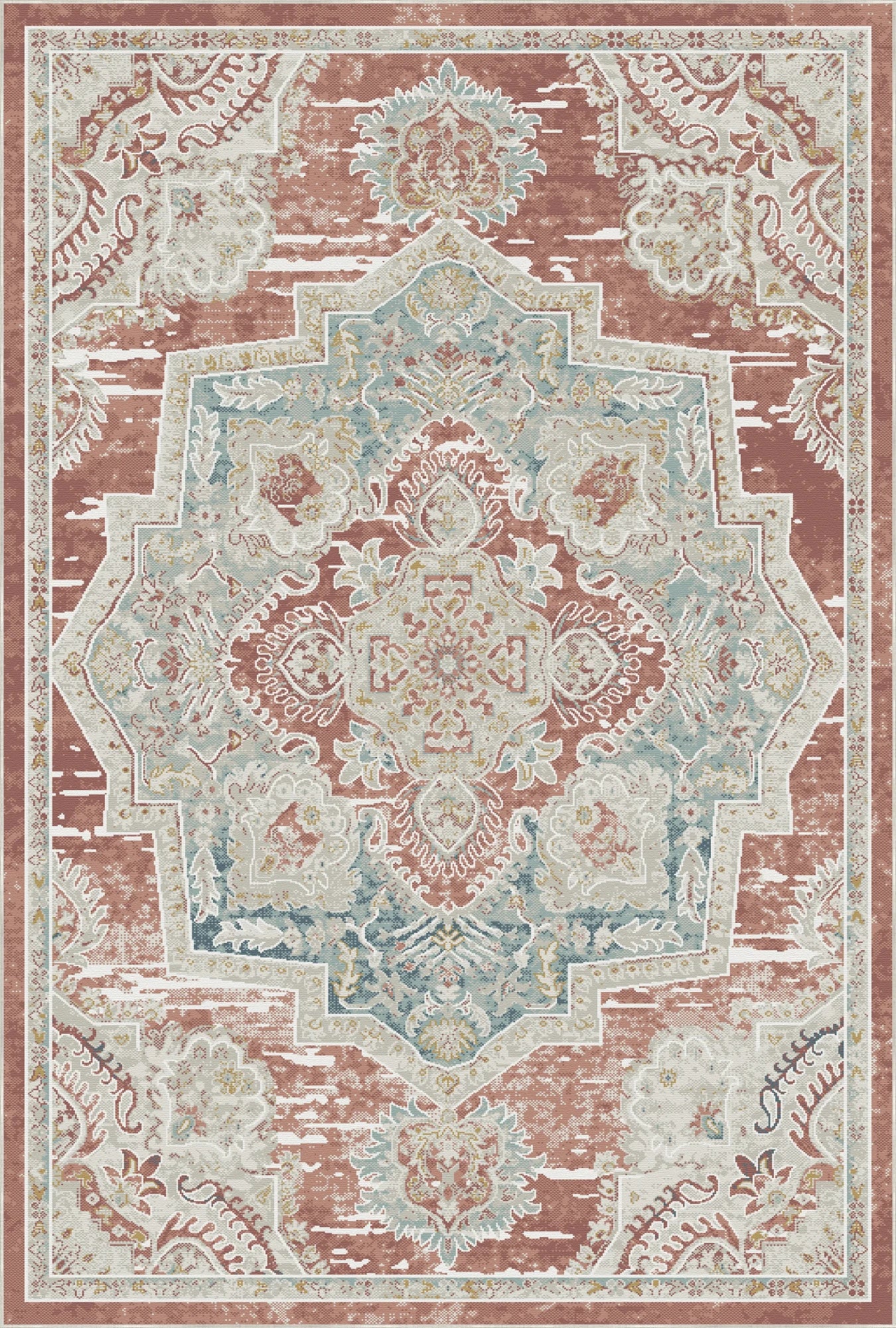 Desert Throne Mosaic Terracotta