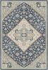Pearl Blue Medallion Rug 