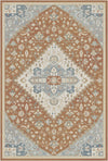Pearl Terra Medallion Rug Copper
