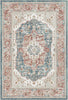 Regency Ornate Medallion Blue 
