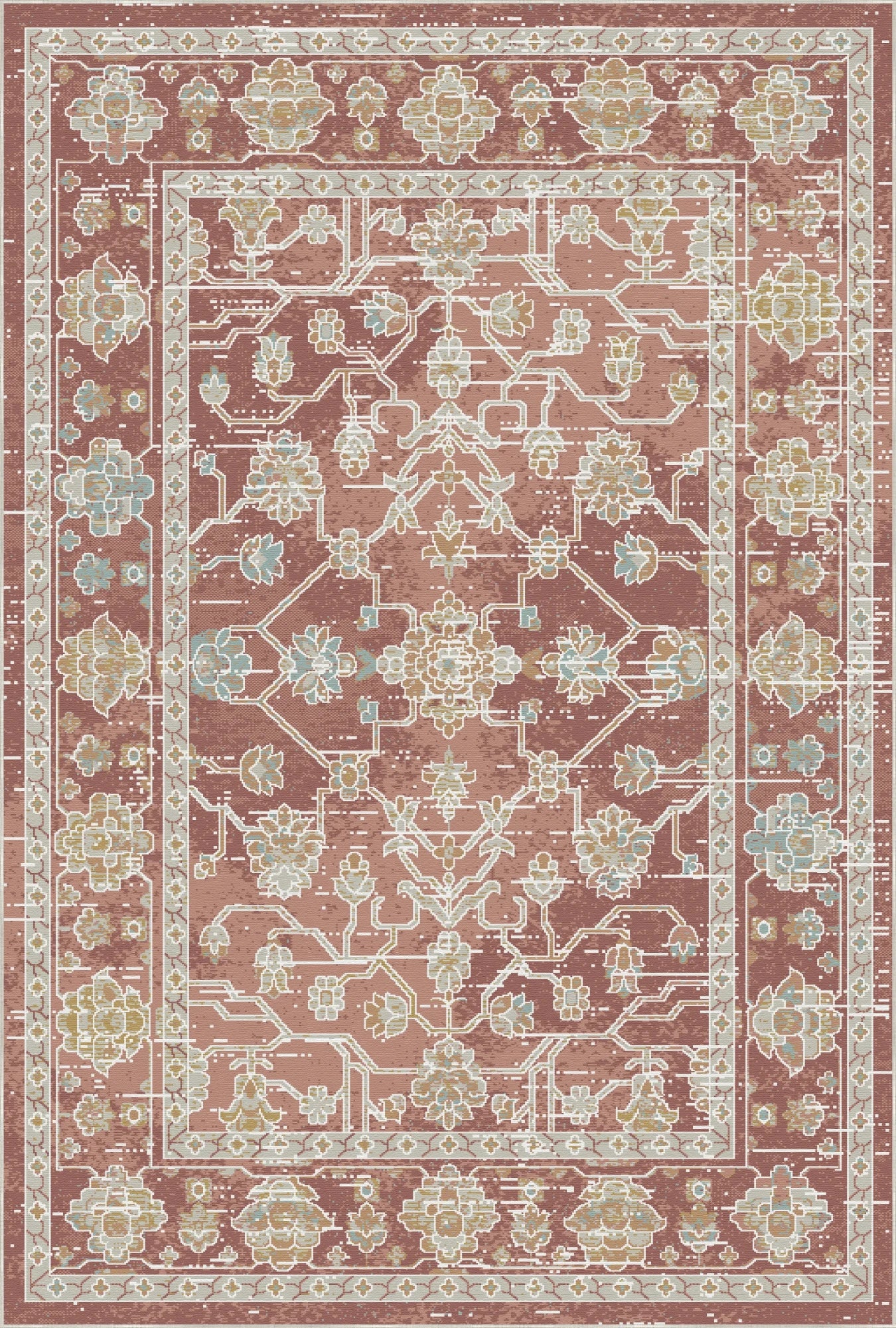 Majestic Grand Medallion Terracotta