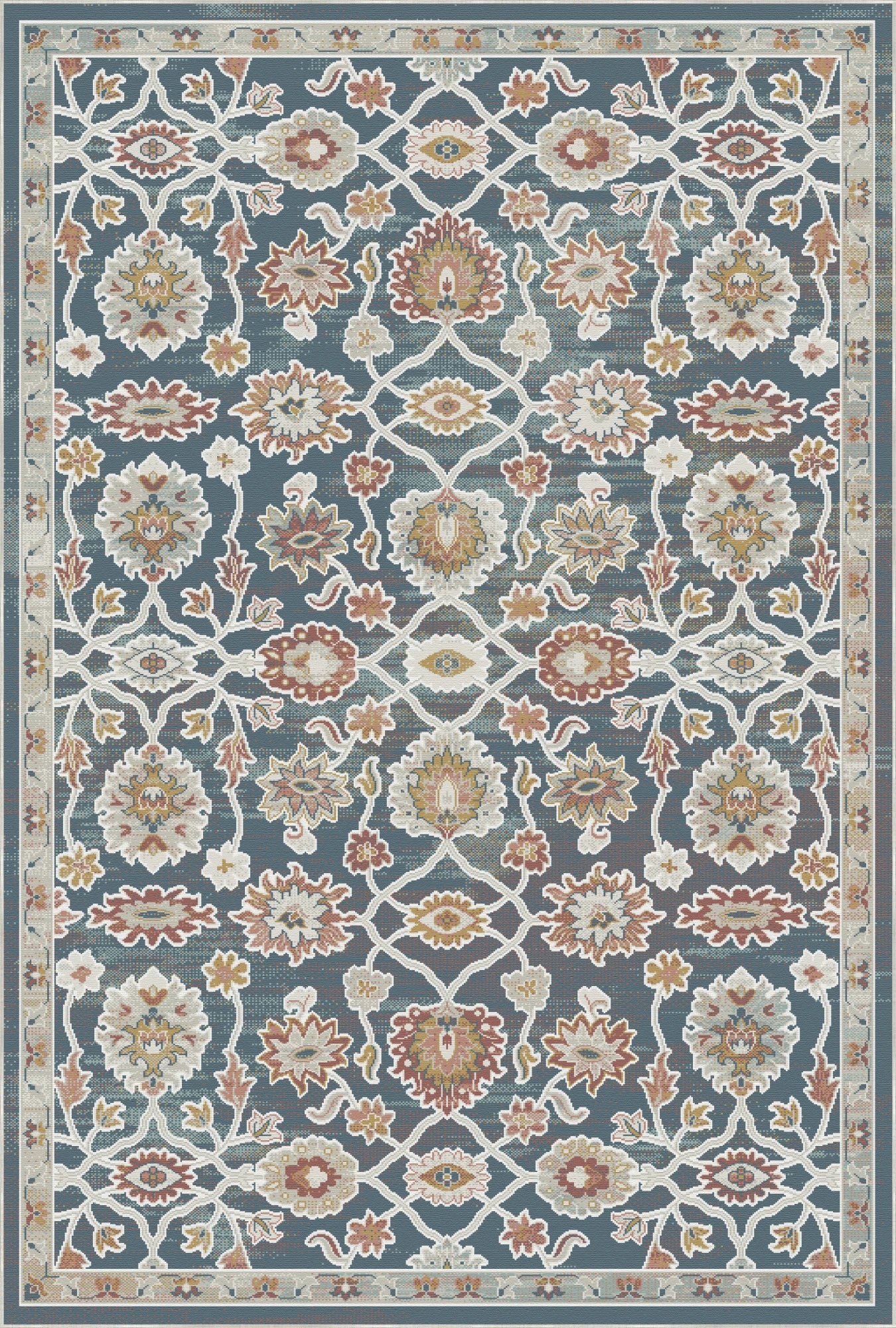 Imperial Botanical Lattice Blue