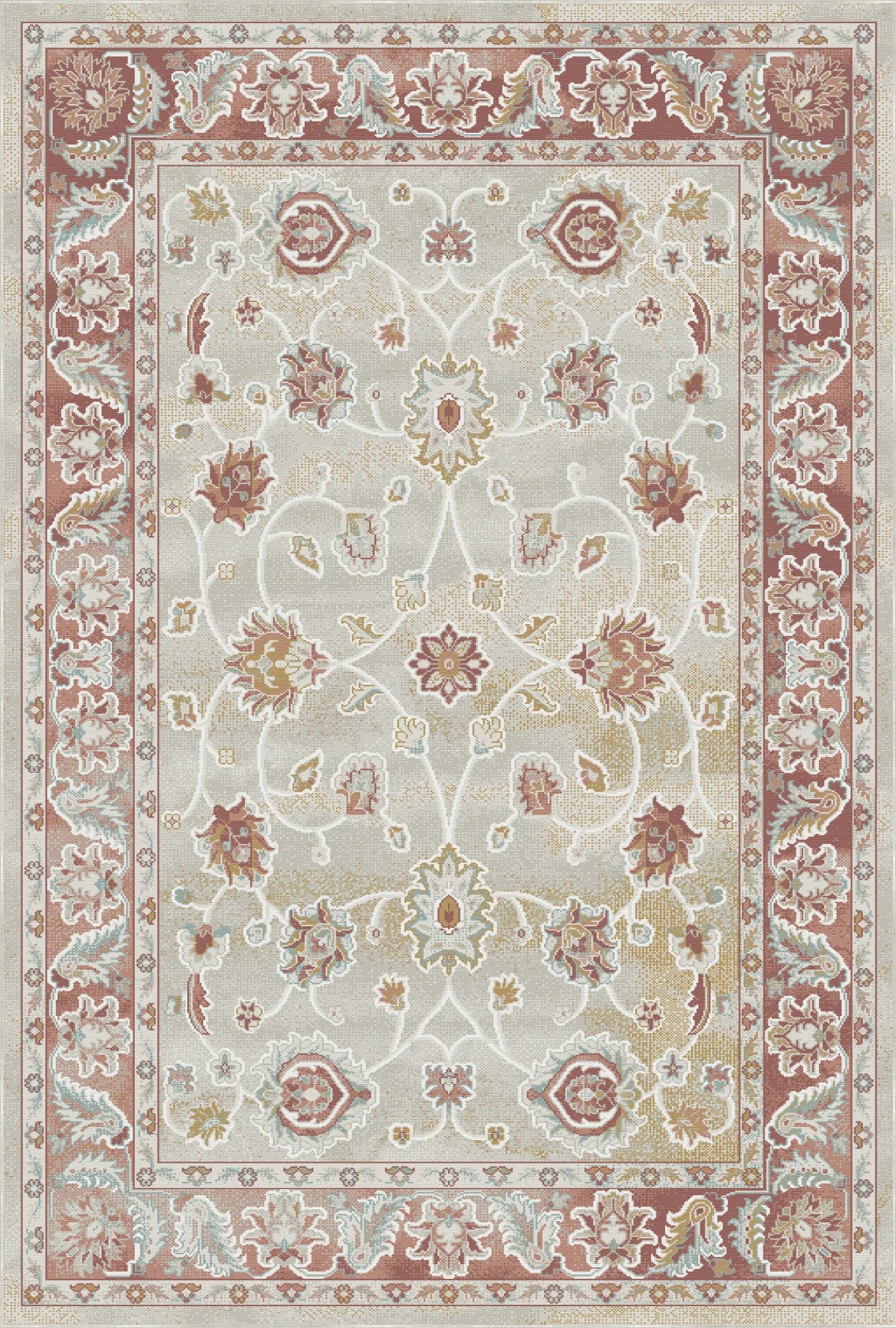 Aura Scrolling Vine Terracotta