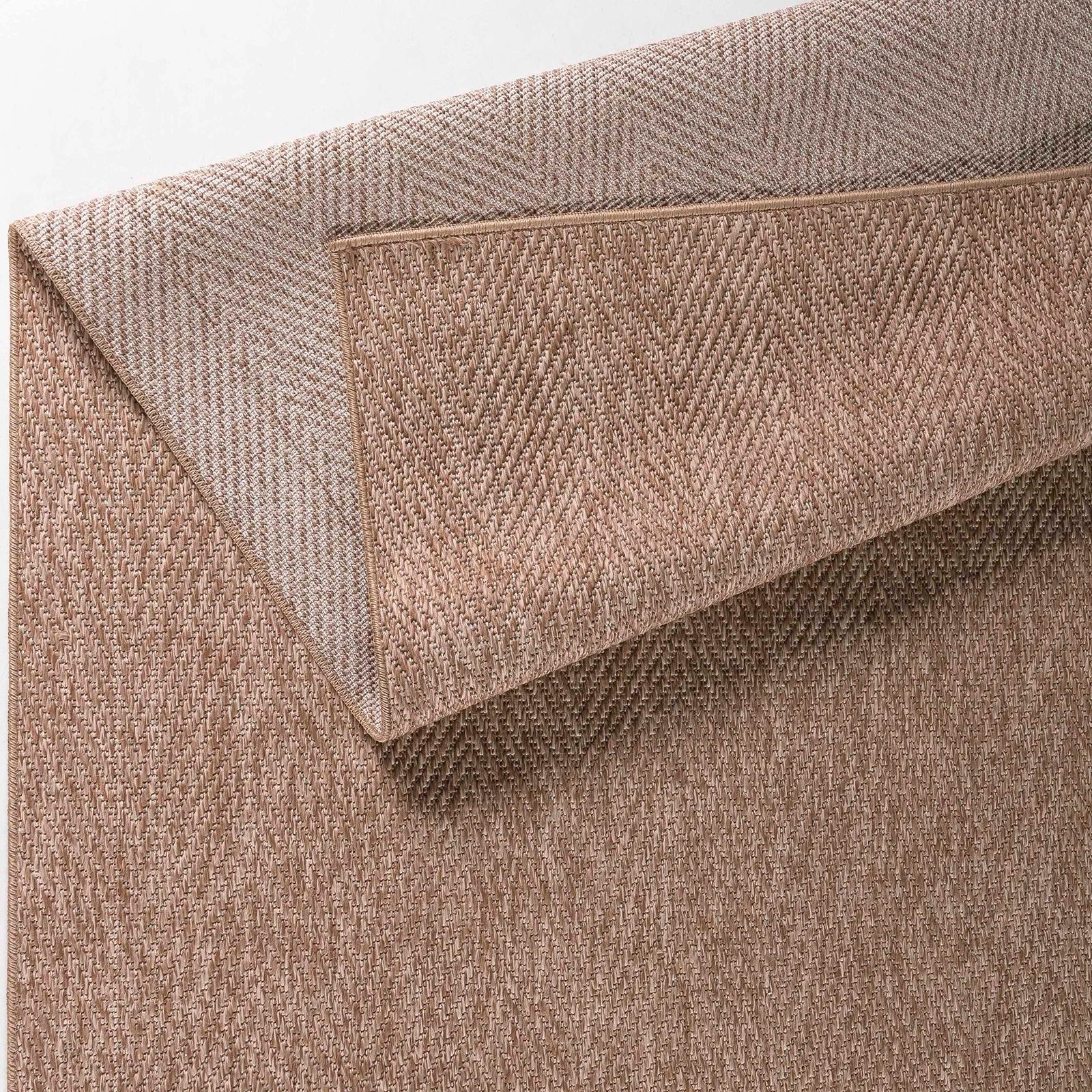 Desert Herringbone Natural Jute Rug