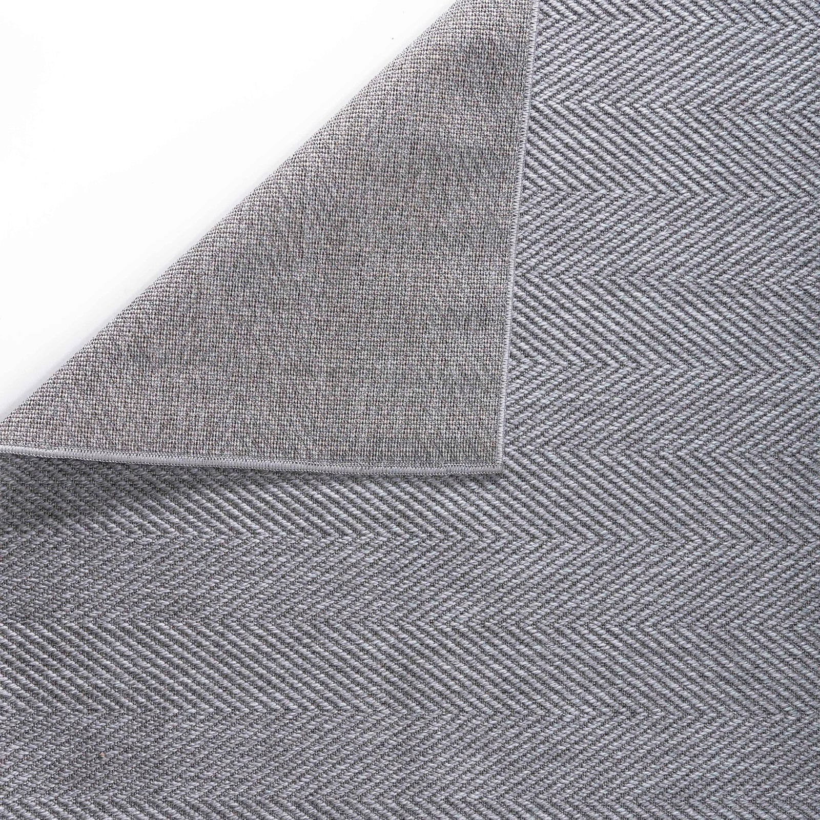 Storm Herringbone Woven Jute Rug