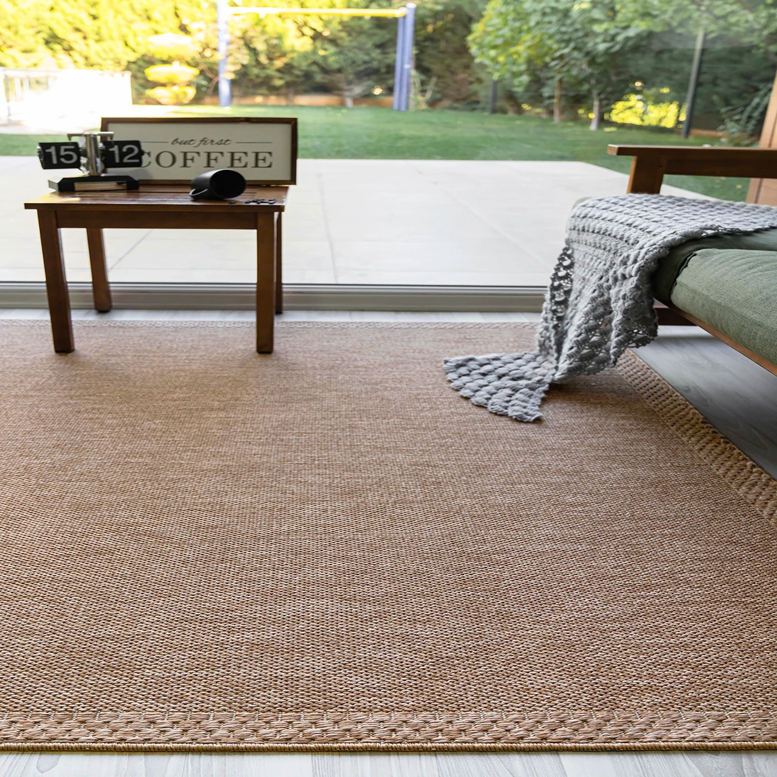 Clay Borderline Sisal Area Rug
