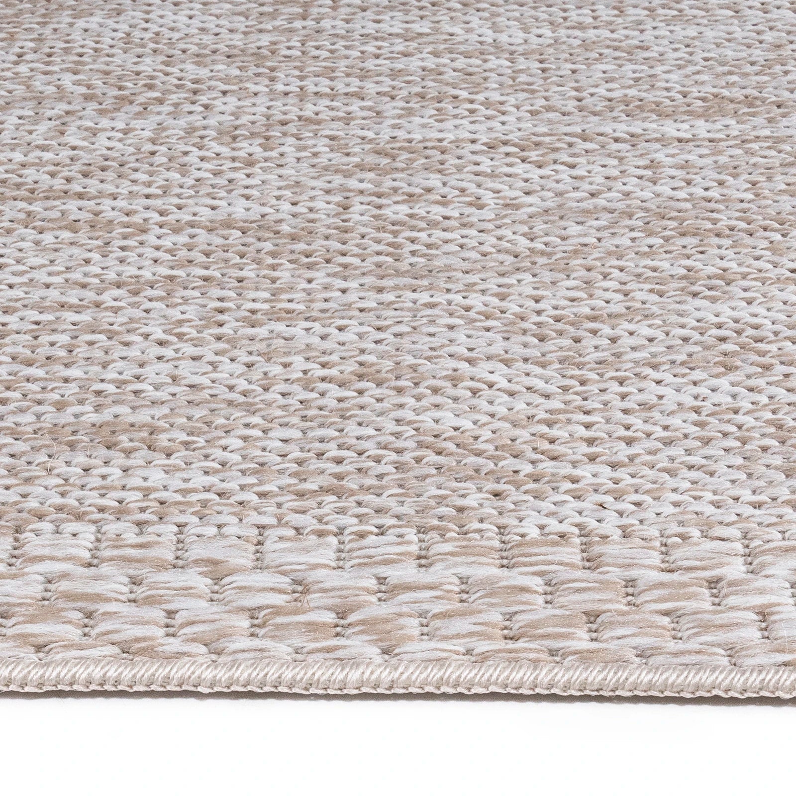 Linen Borderline Flatweave Rug