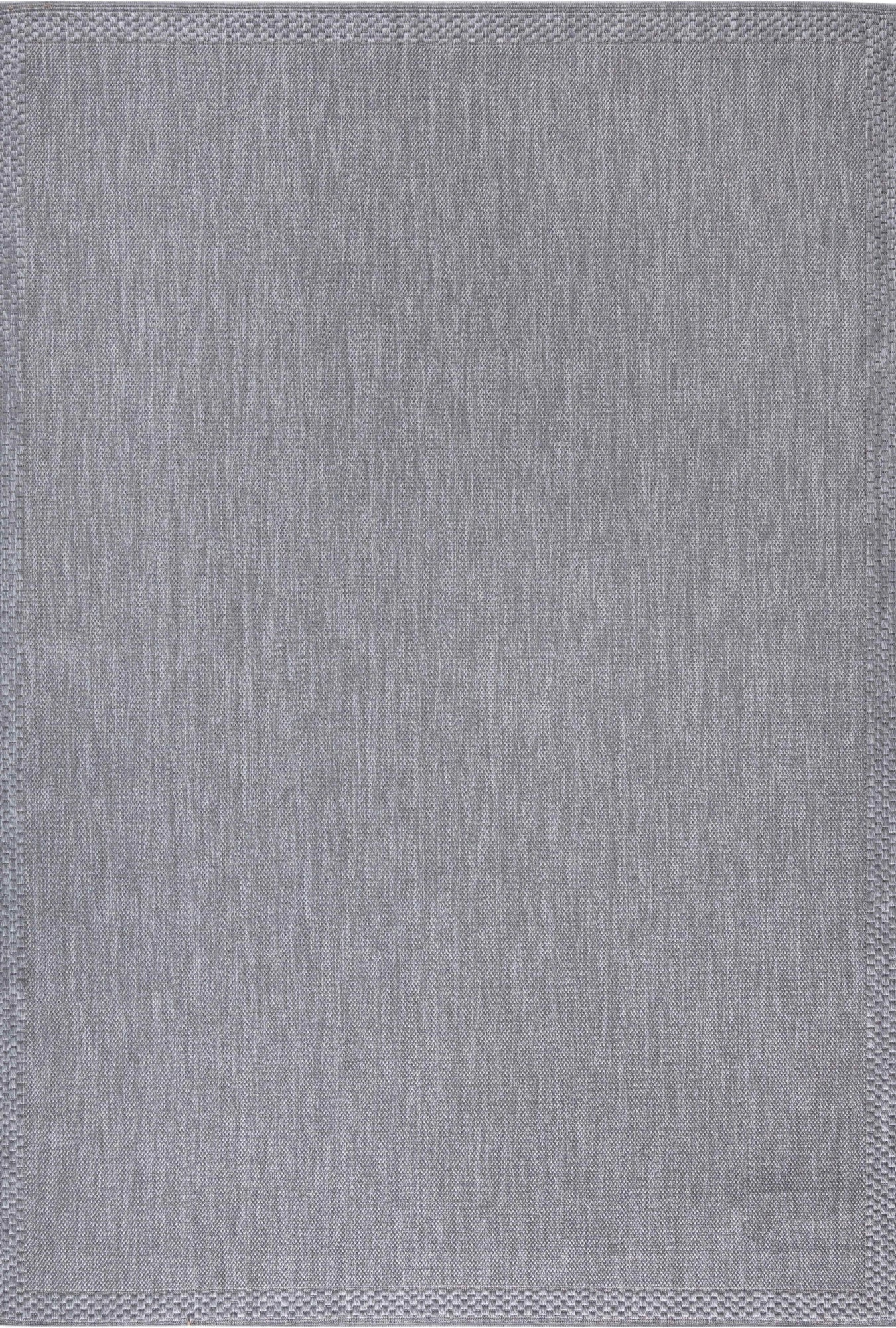 Steel Borderline Sisal-Style Rug