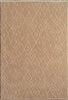 Textured Plush Diamond Area Rug - Latte Beige 