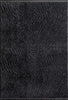 Modern Wavy Plush Rug - Charcoal Gray 