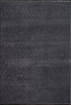 Textured Plush Diamond Area Rug - Charcoal Grey Anthracite