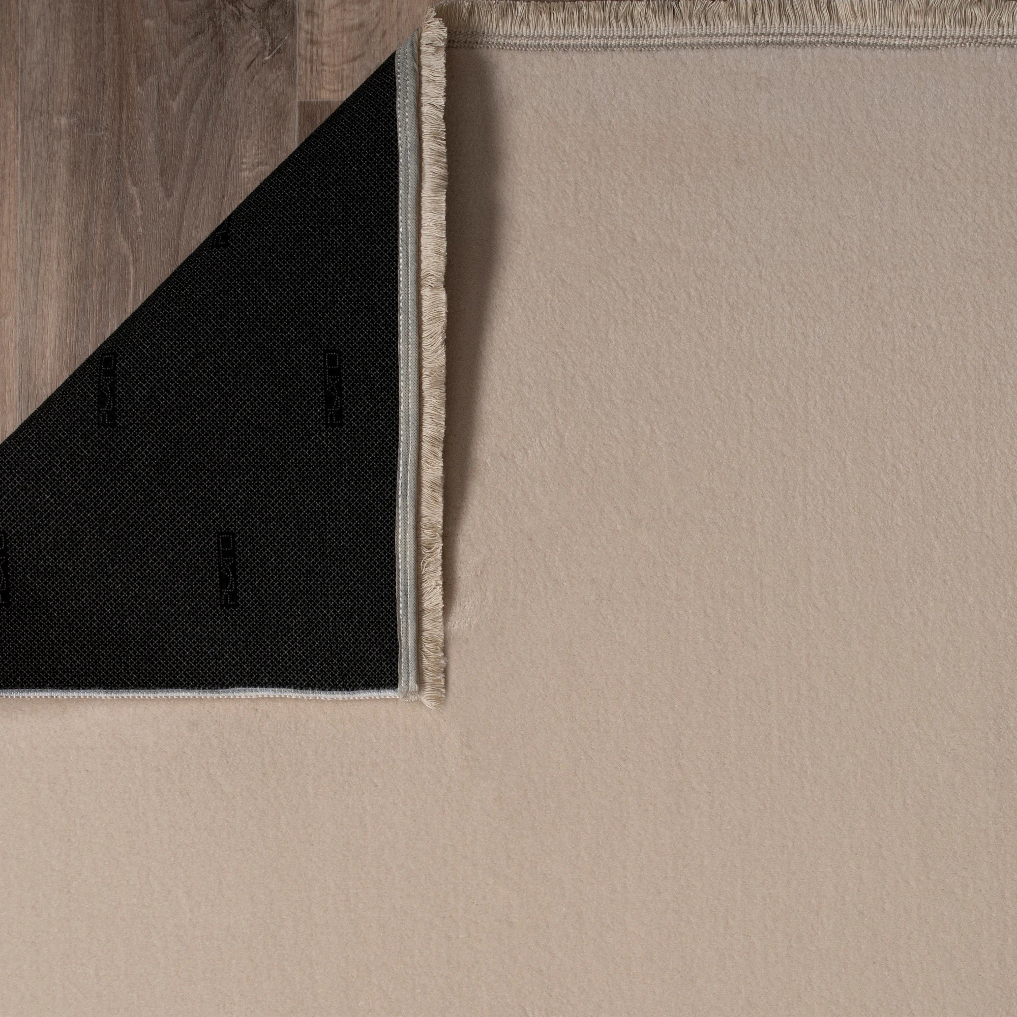 Modern Solid Oat Milk Carpet