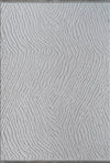 Modern Wavy Plush Rug - Light Gray Silver