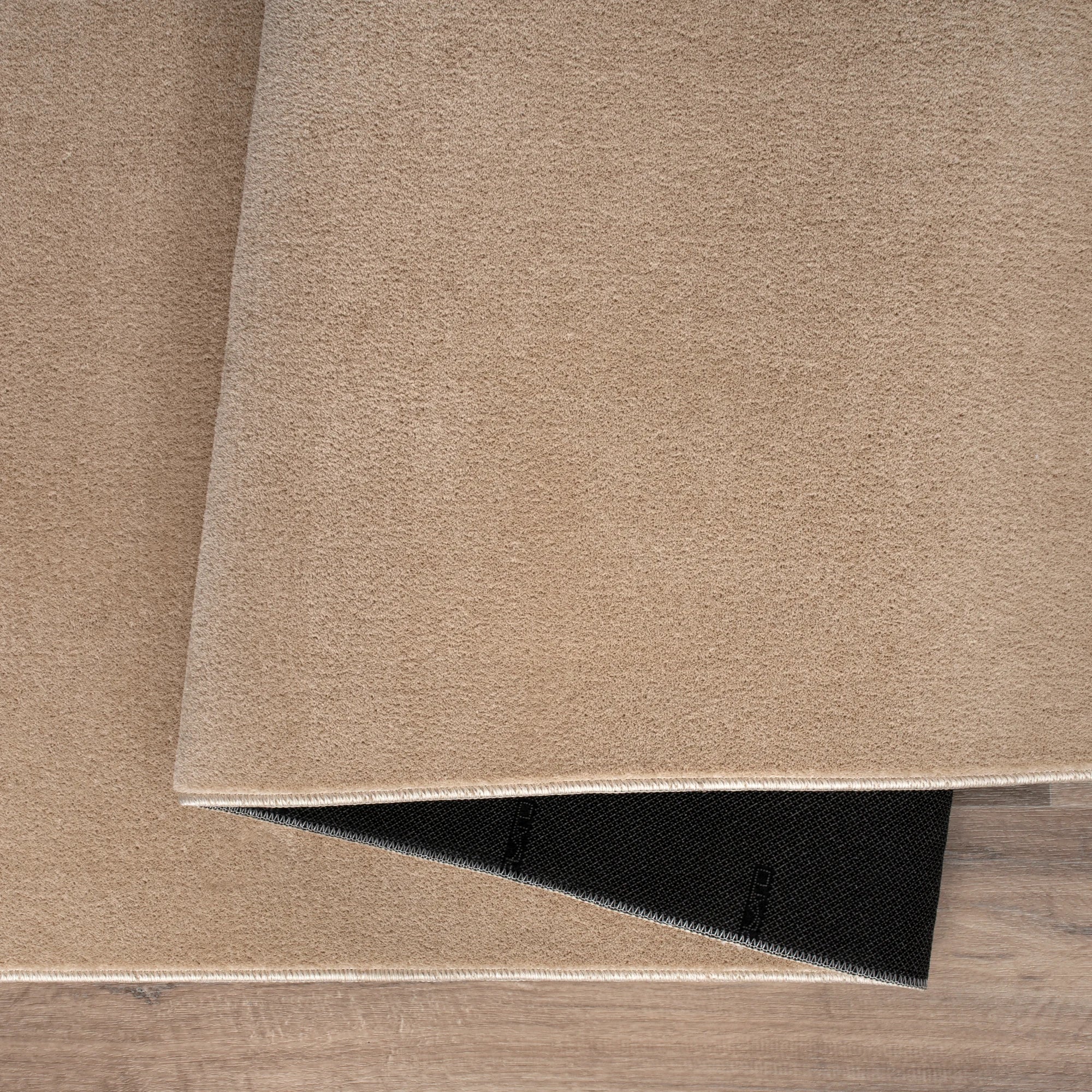 Modern Solid Latte Carpet