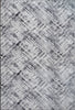 Modern Style Distressed Gray Rug 