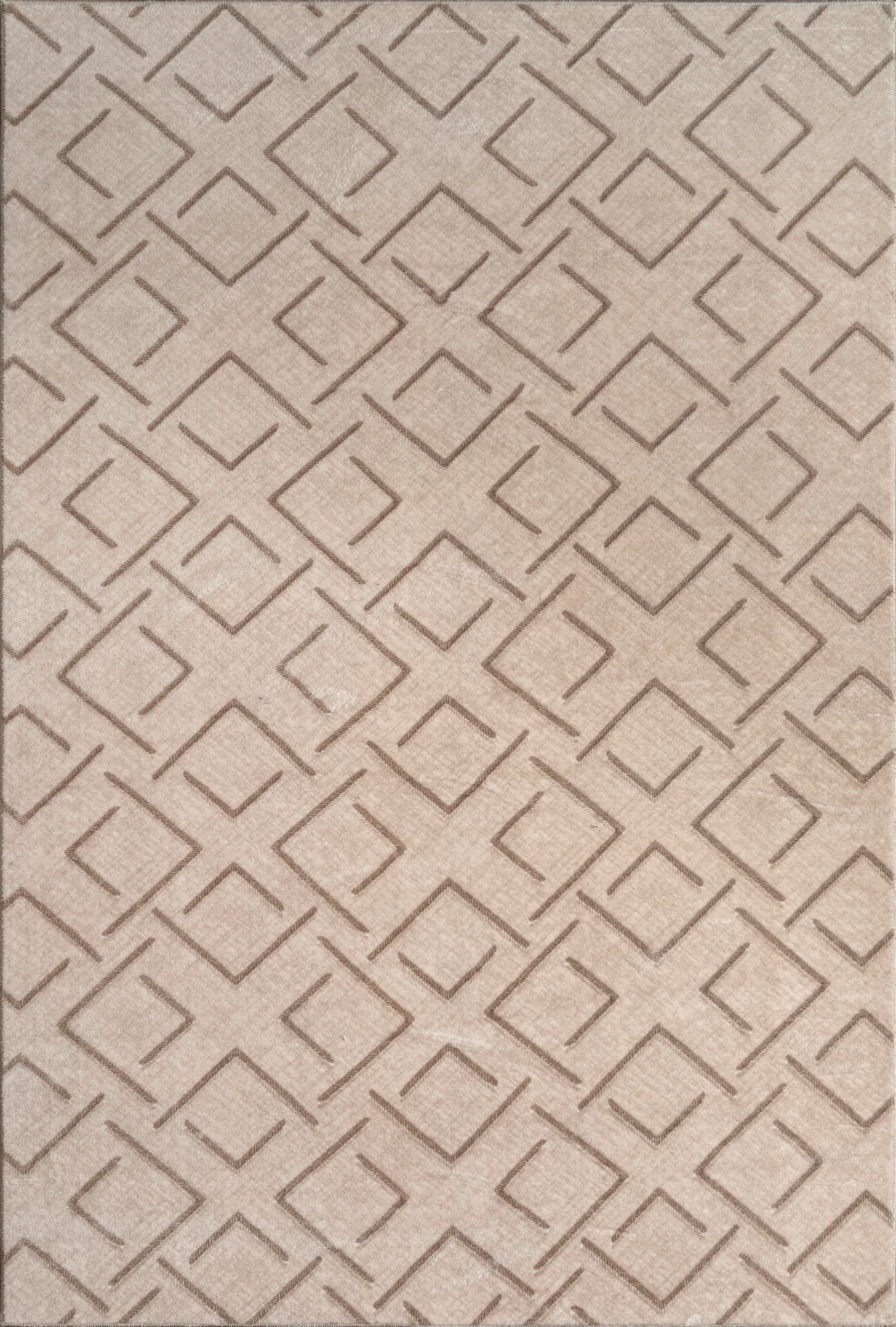 Simple Linear Geometric Mink Rug