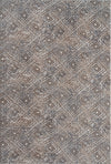 Bohemian Geometric Rug in Taupe Brown Tones Brown