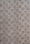 Scandinavian Geometric Brown Rug Brown