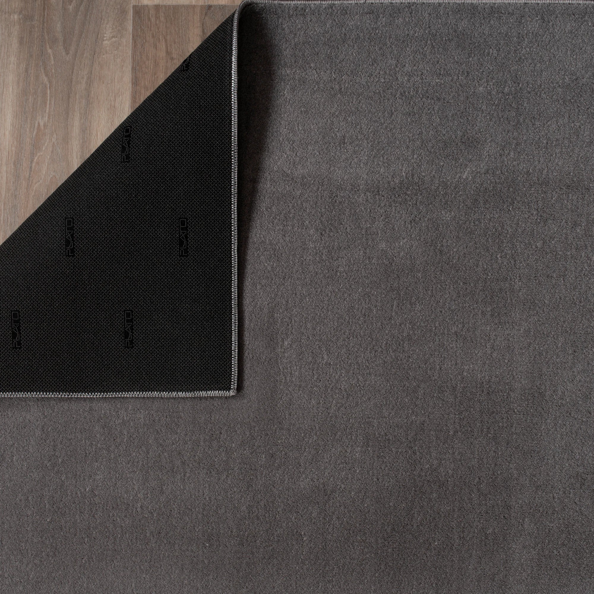 Modern Solid Gray Carpet