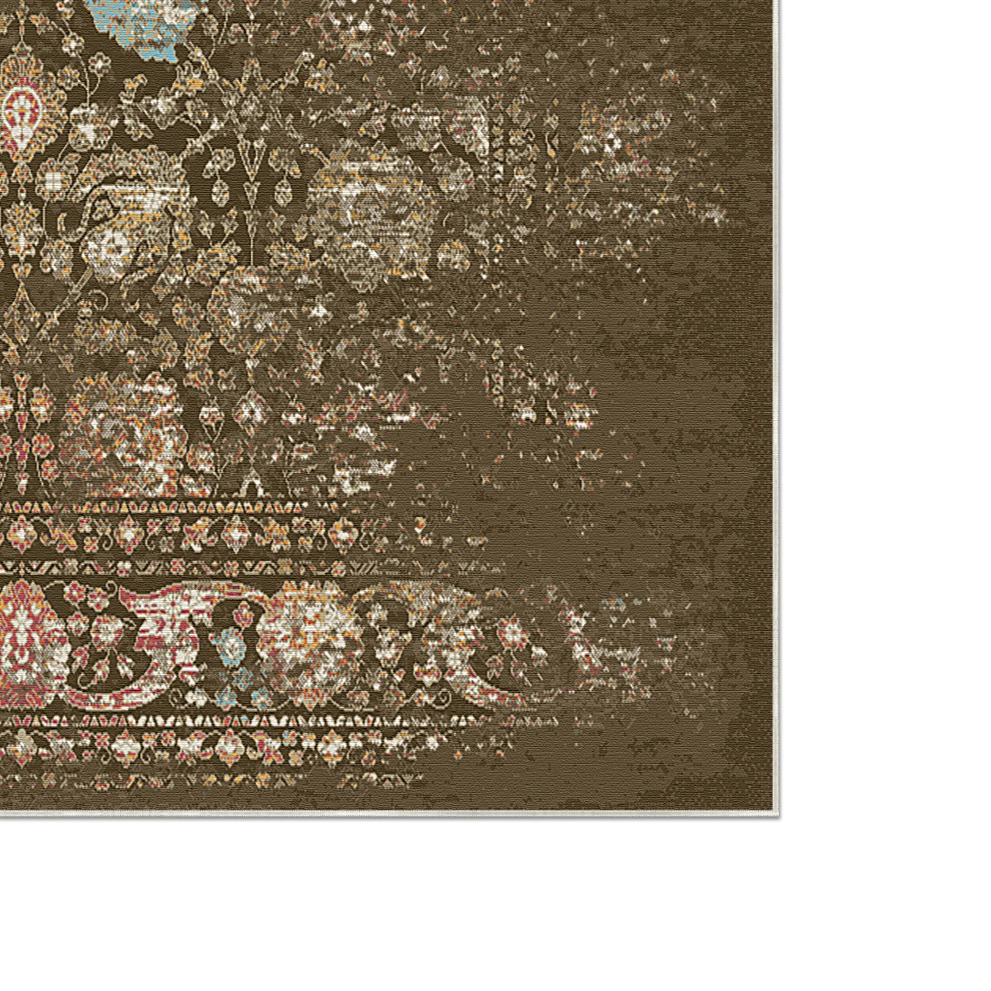 Sapphire Earth Botanical Bloom Rug