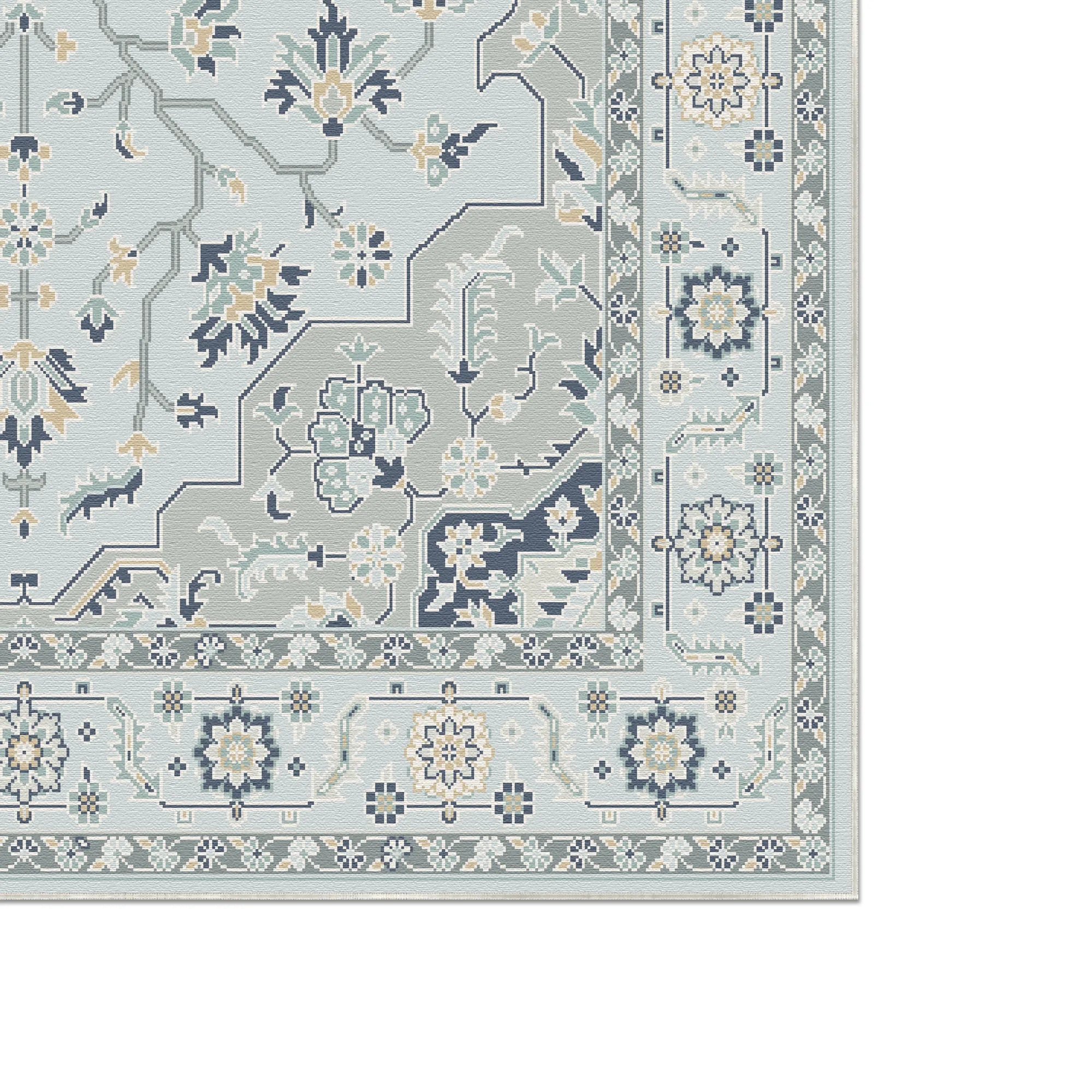 Azure Pearl Eden Rug